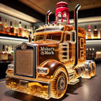 Truck-Shaped Glass Decanter 380 ml for Whisky and Spirits