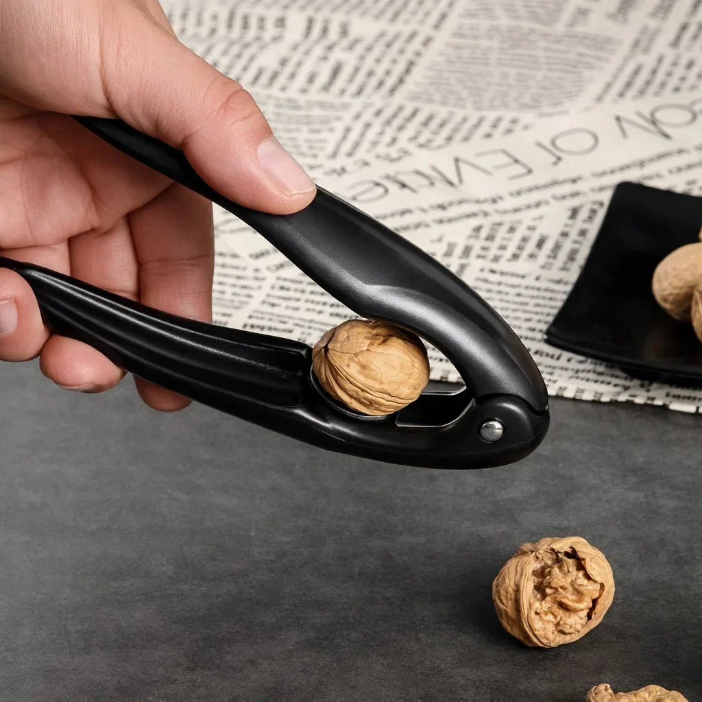 Stainless Steel Nutcracker with Non-Slip ABS Cross Grip