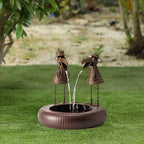 Polyresin Animal Water Fountain with Pump for Garden and Patio