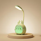 Rechargeable Kids LED Desk Lamp with Flexible Arm and Deer Motif