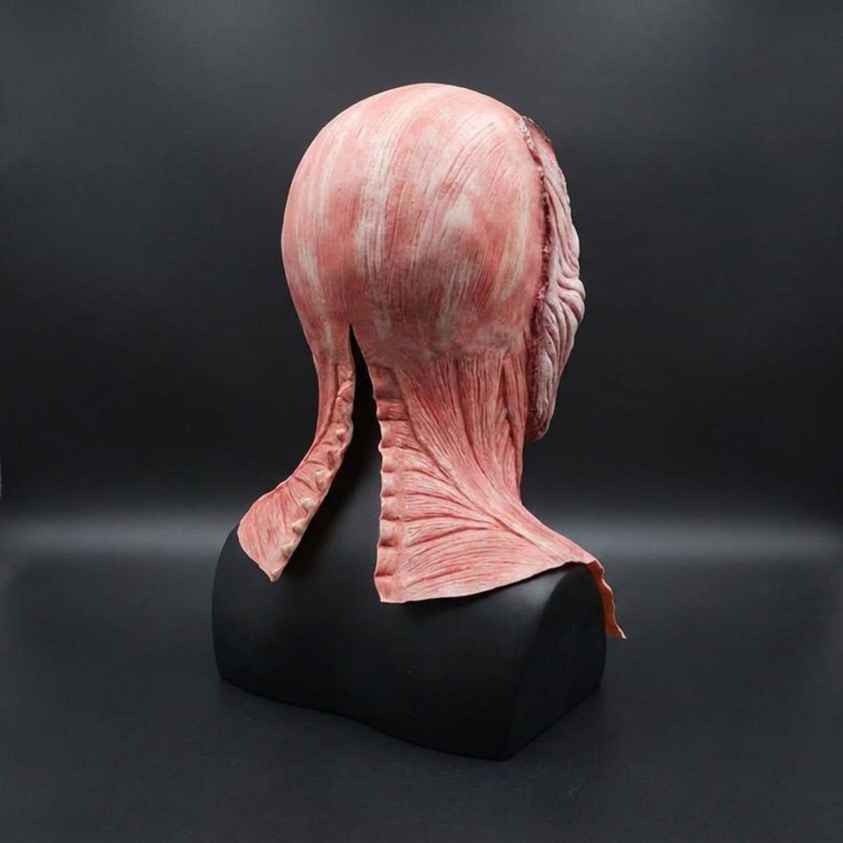 Two-Layer Halloween Mask, Clown Face over Moving-Jaw Skull