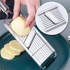 Multi-Blade Vegetable Slicer with Ergonomic Handle