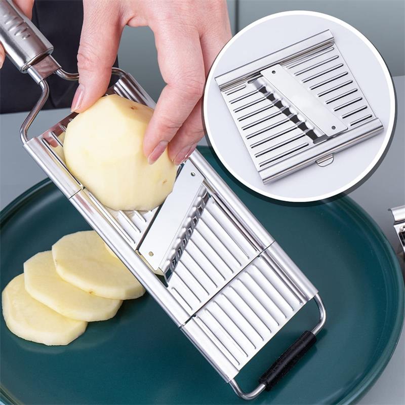 Multi-Blade Vegetable Slicer with Ergonomic Handle