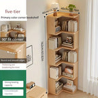 Solid Wood Corner Shelf Unit, 162 cm, Wall Mounted