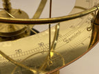 Mechanical Solar System Model with Gemstone Planets and Oak Base