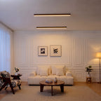 Slim Linear LED Ceiling Light, Dimmable with Remote, 24 to 79 Inch