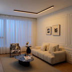 Slim Linear LED Ceiling Light, Dimmable with Remote, 24 to 79 Inch