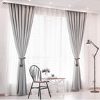 Handwoven Macrame Curtain Tie Backs with Wooden Stick