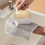 Scratch-Free Reusable Dishcloths, Mesh Weave, Set of 10