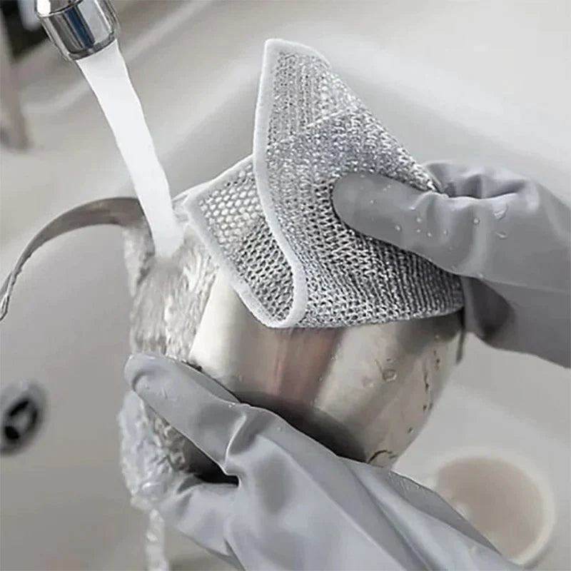 Scratch-Free Reusable Dishcloths, Mesh Weave, Set of 10