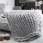 Organic Cotton Weighted Blanket, 1.5kg or 2.6kg, 5 Colours