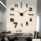 Silent Round Wall Clock, 40 to 130 cm, Quartz Movement