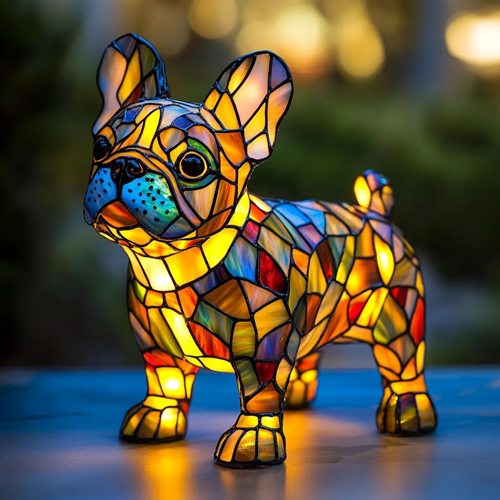 Dog Silhouette Decorative Lamp, USB or Battery, Seven Breeds
