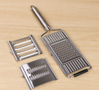 Stainless Steel Grater Set of 4 with Ergonomic Handle