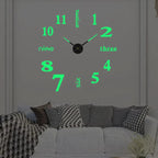 Silent Round Wall Clock, 40 to 130 cm, Quartz Movement