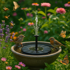 Floating Solar Fountain Pump for Ponds and Bird Baths, IP65