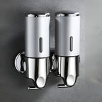 Wall-Mounted Soap Dispenser 500ml, Chrome Stainless Steel