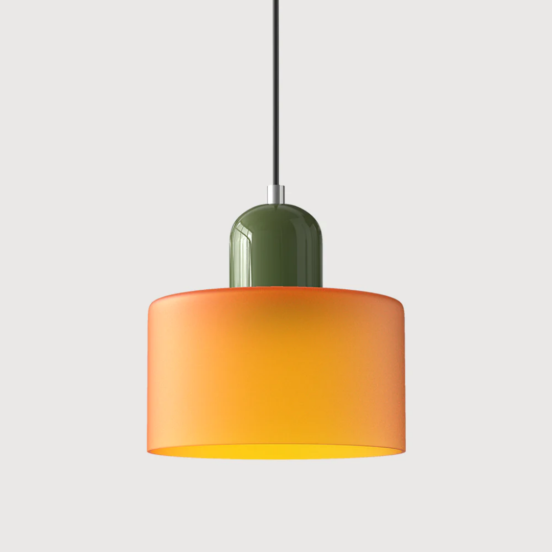Retro Glass Pendant Light, E27, Adjustable Drop to 150cm