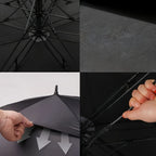 Extra-Large Automatic Vented Umbrella, Double Canopy