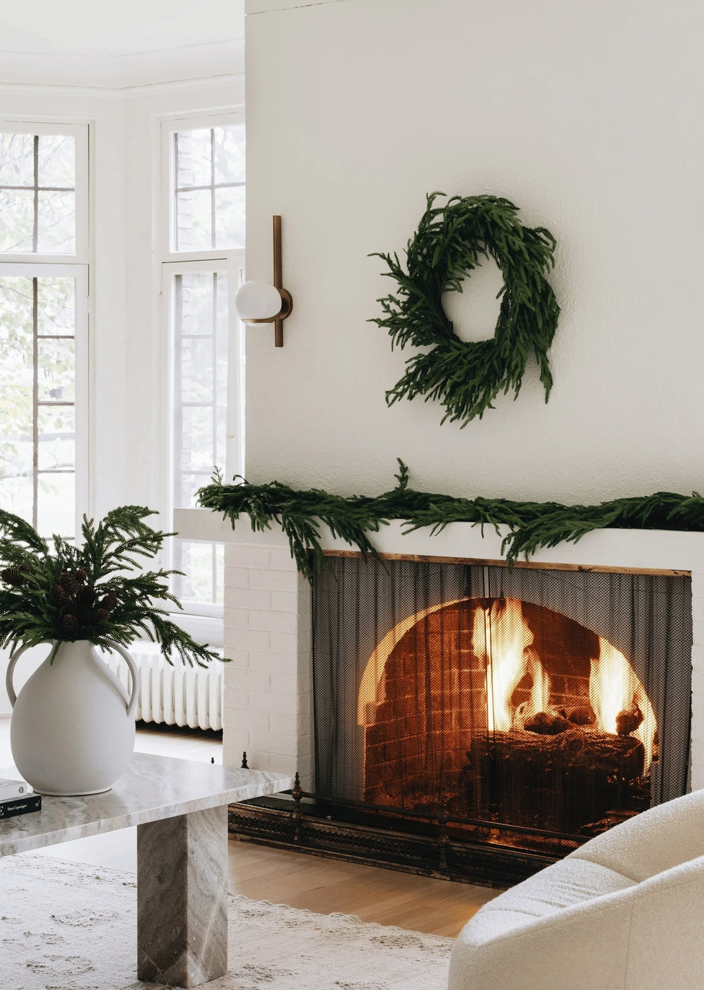 Christmas Stair Garland, Bendable Wire Core, 4 Lengths