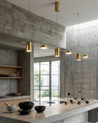 Linear LED Pendant Light with Acrylic Diffuser, Dimmable