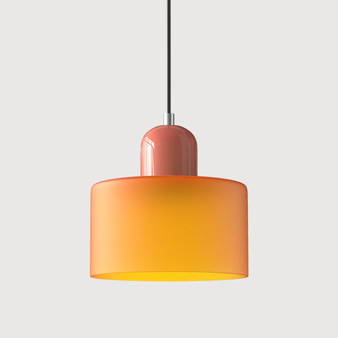 Retro Glass Pendant Light, E27, Adjustable Drop to 150cm