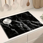 Absorbent Dish Drying Mat, Marble-Effect, Heat Resistant