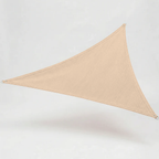 Triangular Waterproof Shade Sail with UV Protection, 3 x 3 x 3m