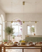 Linear LED Pendant Light with Acrylic Diffuser, Dimmable