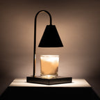 Marble-Effect Candle Warmer Lamp, Flameless Wax Melting