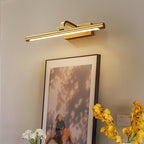 Rechargeable Picture Light in Gold with Remote and Dimmer