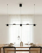 Linear LED Pendant Light with Acrylic Diffuser, Dimmable