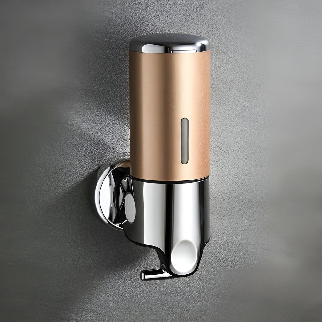 Wall-Mounted Soap Dispenser 500ml, Chrome Stainless Steel