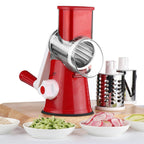 Vegetable Slicer with Interchangeable Stainless Steel Blades