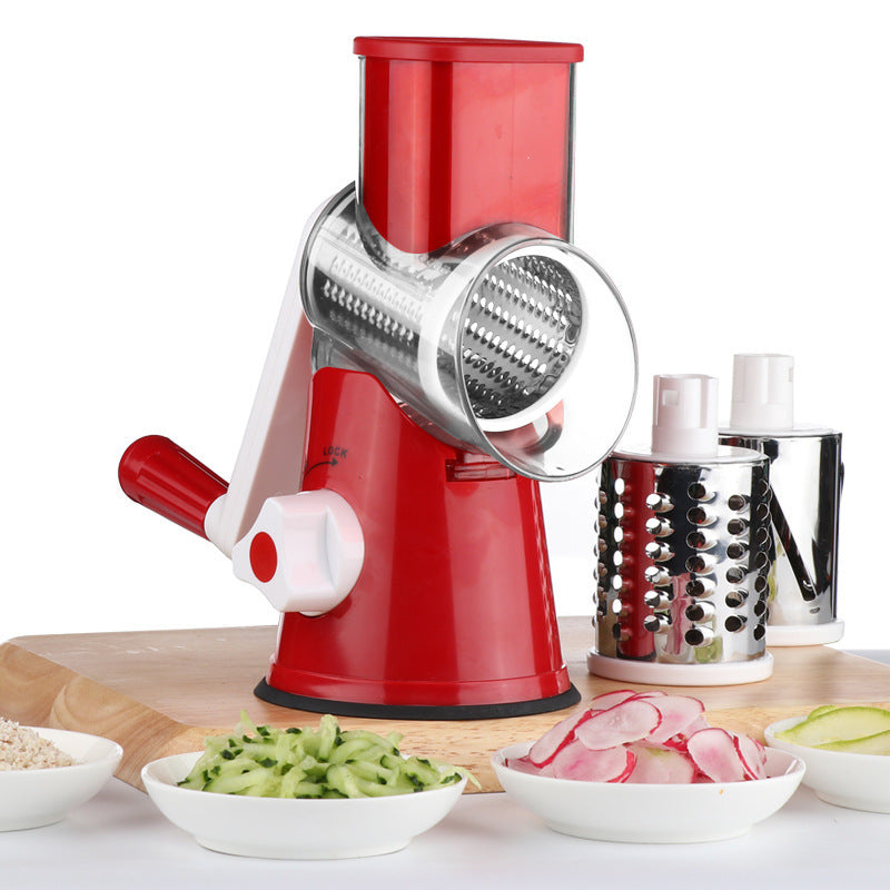 Vegetable Slicer with Interchangeable Stainless Steel Blades