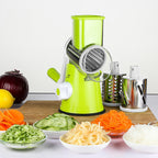 Vegetable Slicer with Interchangeable Stainless Steel Blades