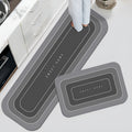 Ultra-Absorbent Non-Slip Bath Mat, Soft Quick-Dry Microfibre