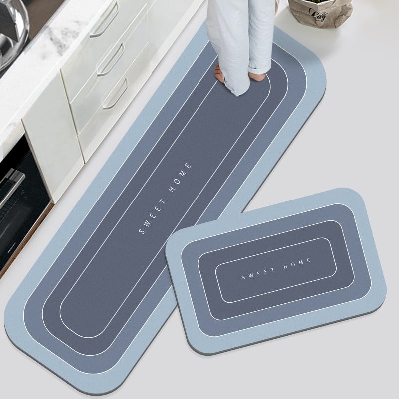 Ultra-Absorbent Non-Slip Bath Mat, Soft Quick-Dry Microfibre