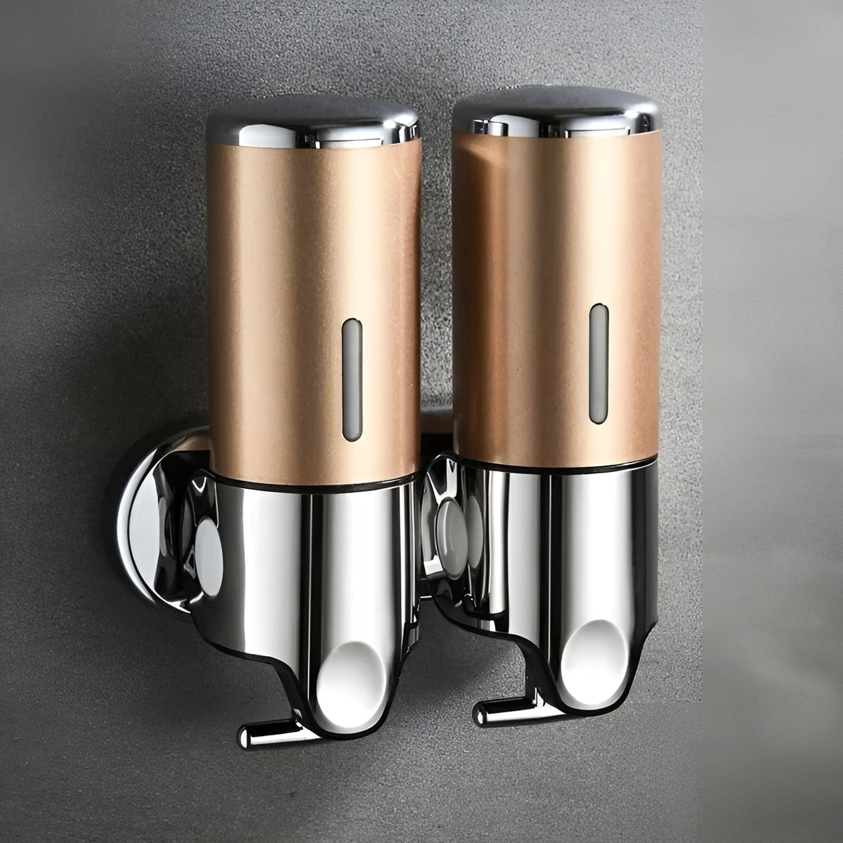 Wall-Mounted Soap Dispenser 500ml, Chrome Stainless Steel