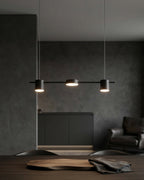 Linear LED Pendant Light with Acrylic Diffuser, Dimmable