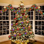 Glitter LED Garland 4.88 m with 50 Warm White Lights, Battery