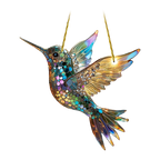 Hummingbird Suncatcher in Coloured Acrylic, 20 x 20cm