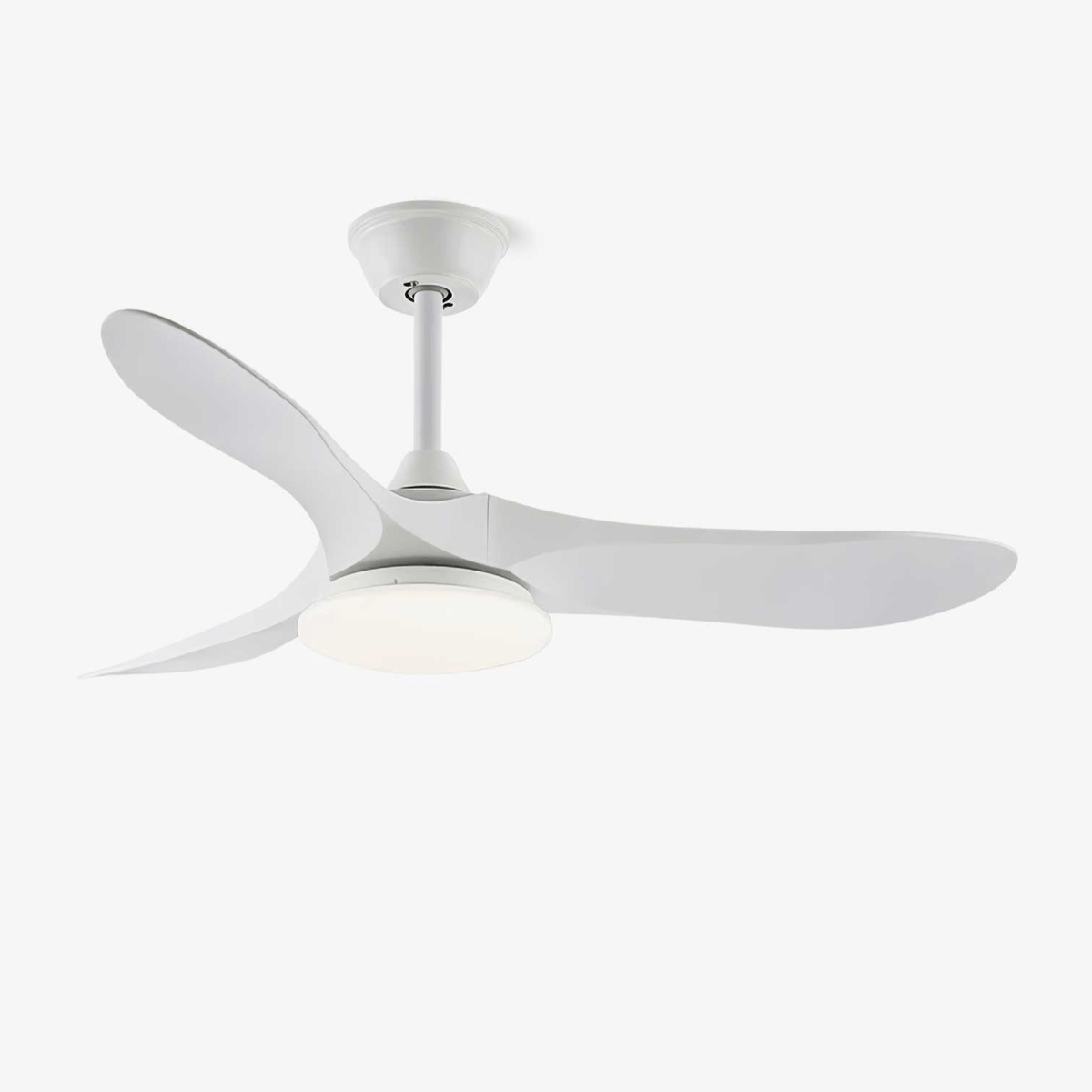Wood-Effect Ceiling Fan with 35W LED Light and 6 Speeds
