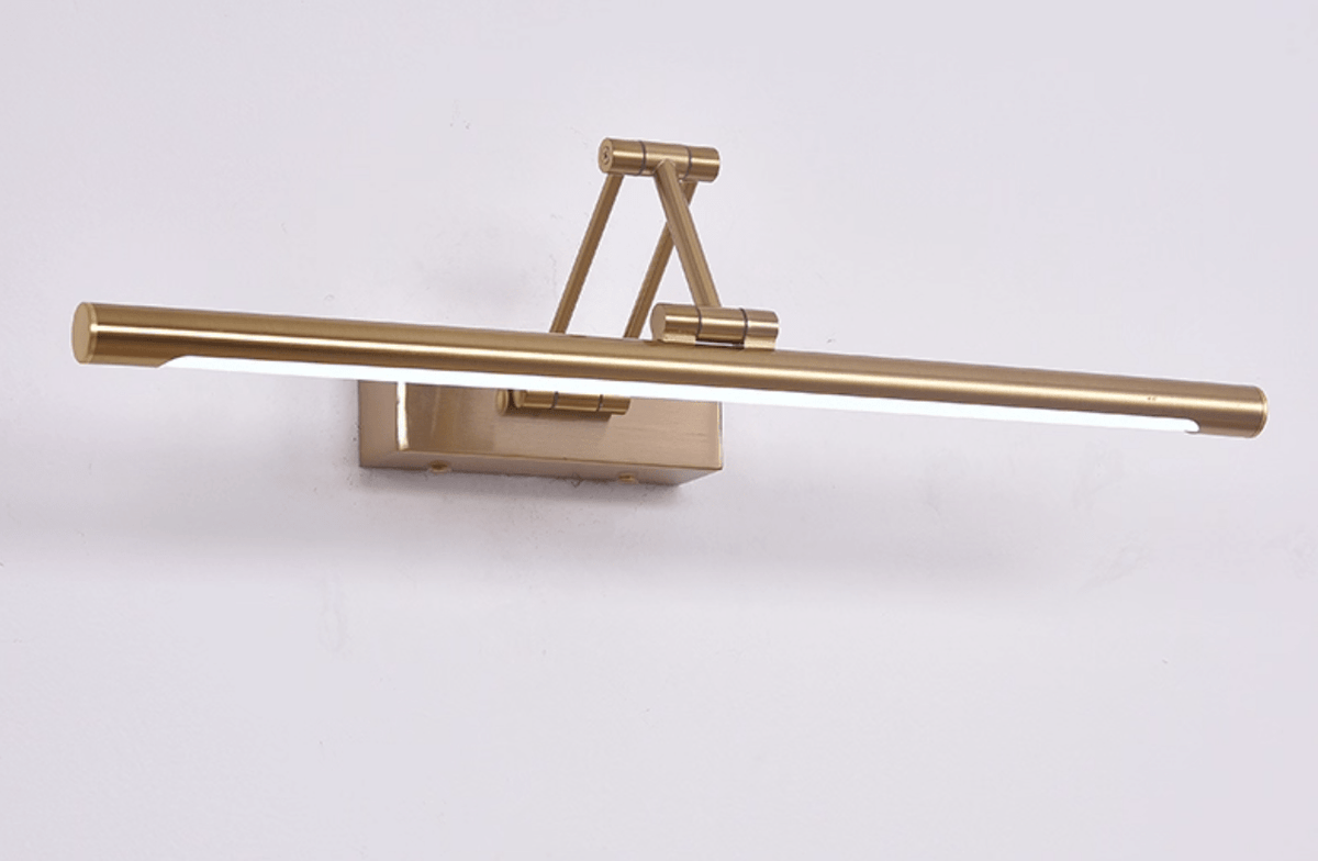 Rechargeable Picture Light in Gold with Remote and Dimmer