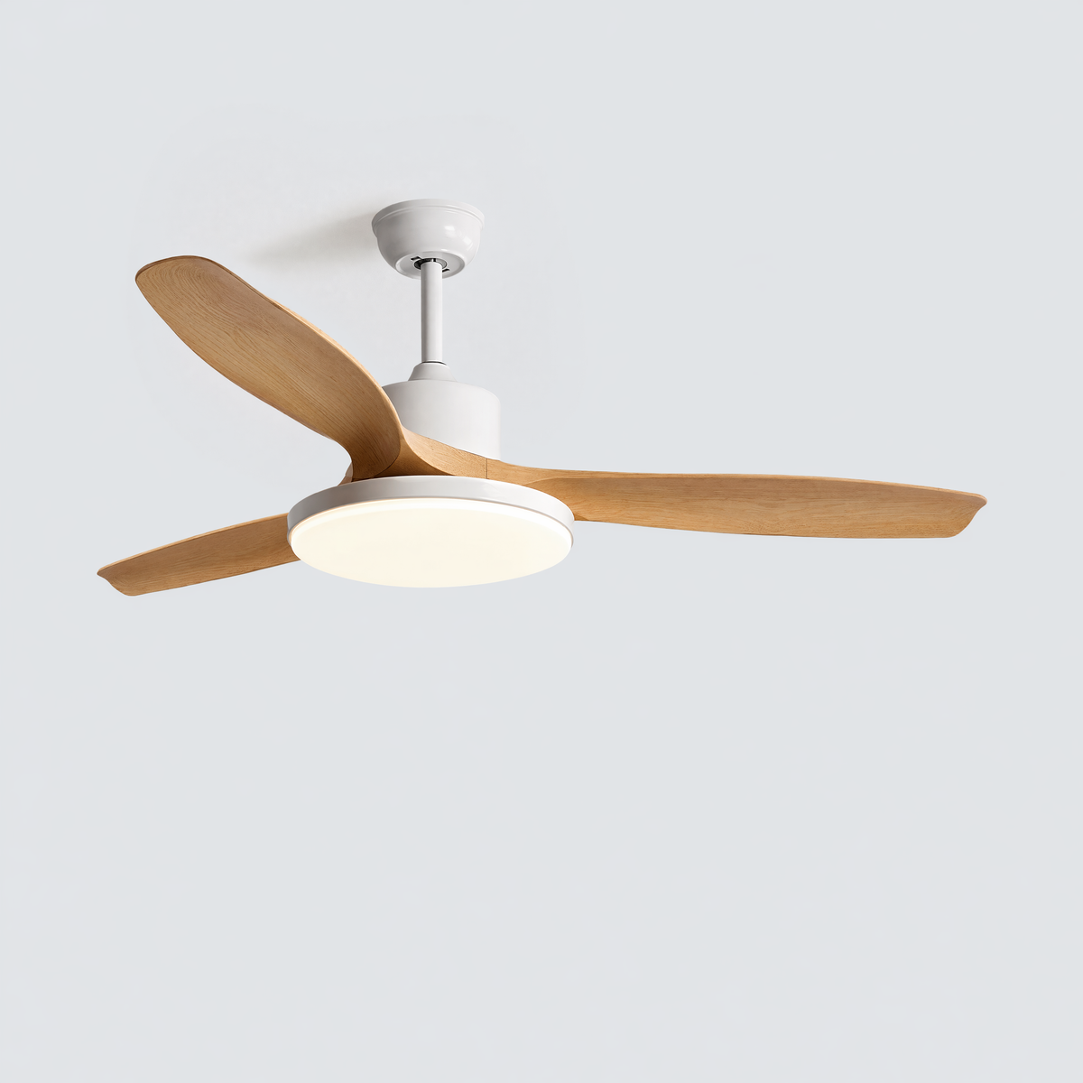 Scandi Ceiling Fan with Light, Reversible Motor & Remote Control