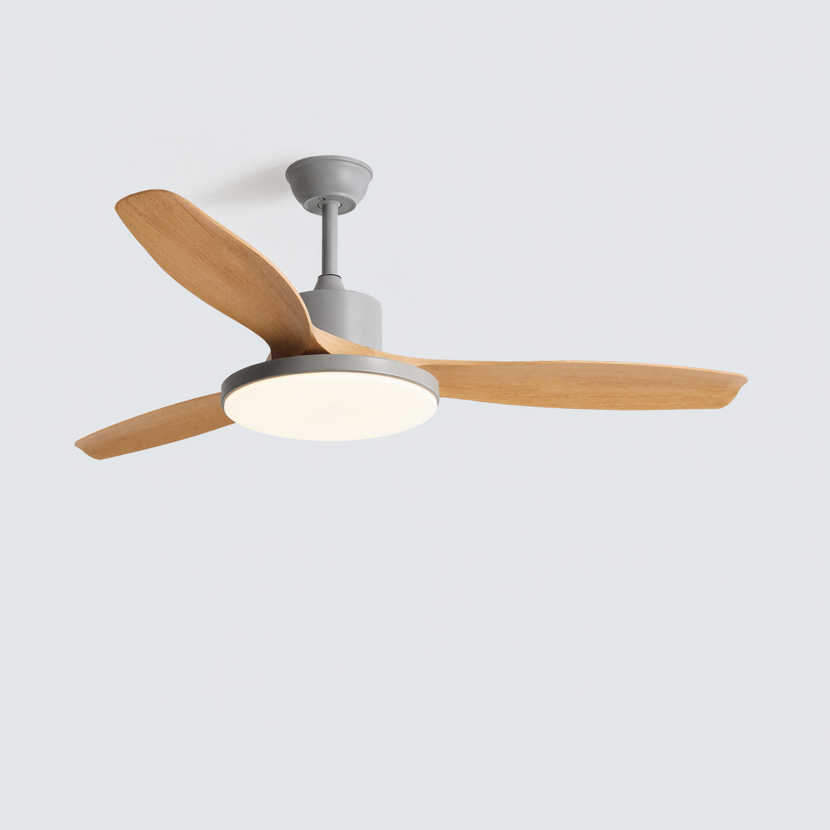 Scandi Ceiling Fan with Light, Reversible Motor & Remote Control