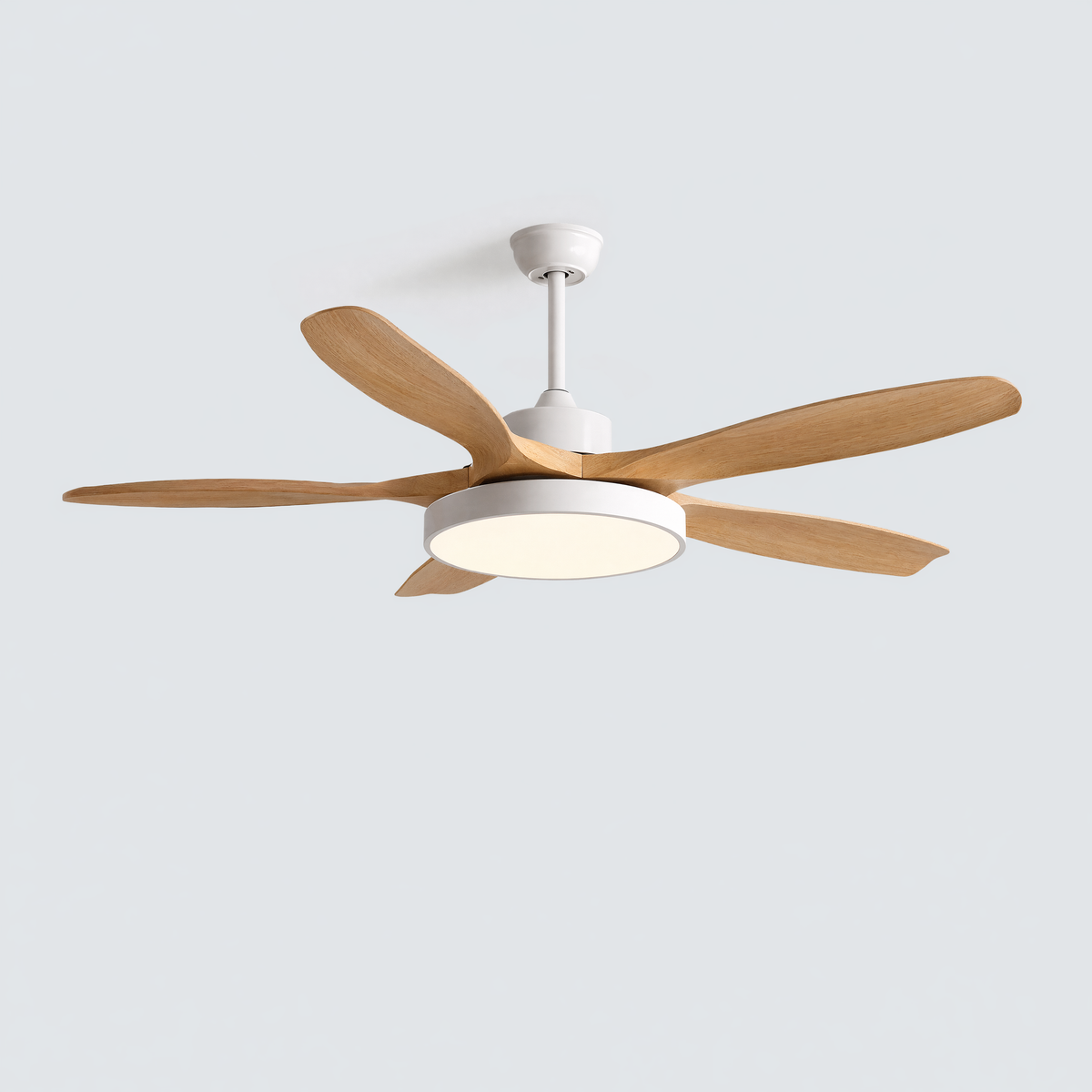 Scandi Ceiling Fan with Light, Reversible Motor & Remote Control