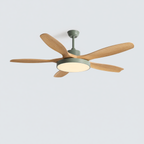 Scandi Ceiling Fan with Light, Reversible Motor & Remote Control