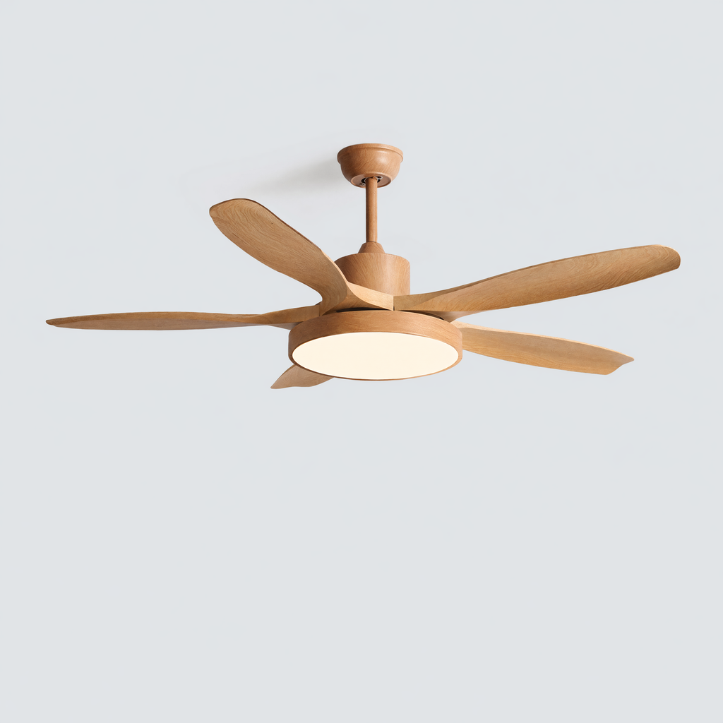 Scandi Ceiling Fan with Light, Reversible Motor & Remote Control