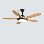 Scandi Ceiling Fan with Light, Reversible Motor & Remote Control